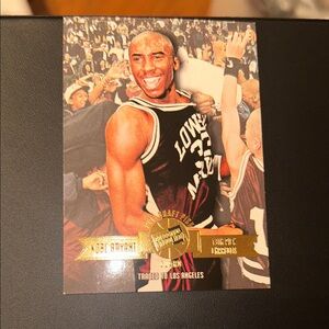 Basketball Trading Card with Gold Accents